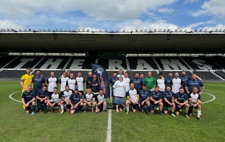 Pride Park footie