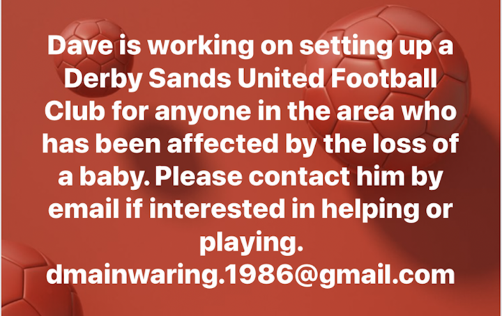 Derby Sands Football notice